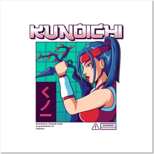 Kunoichi girl Posters and Art